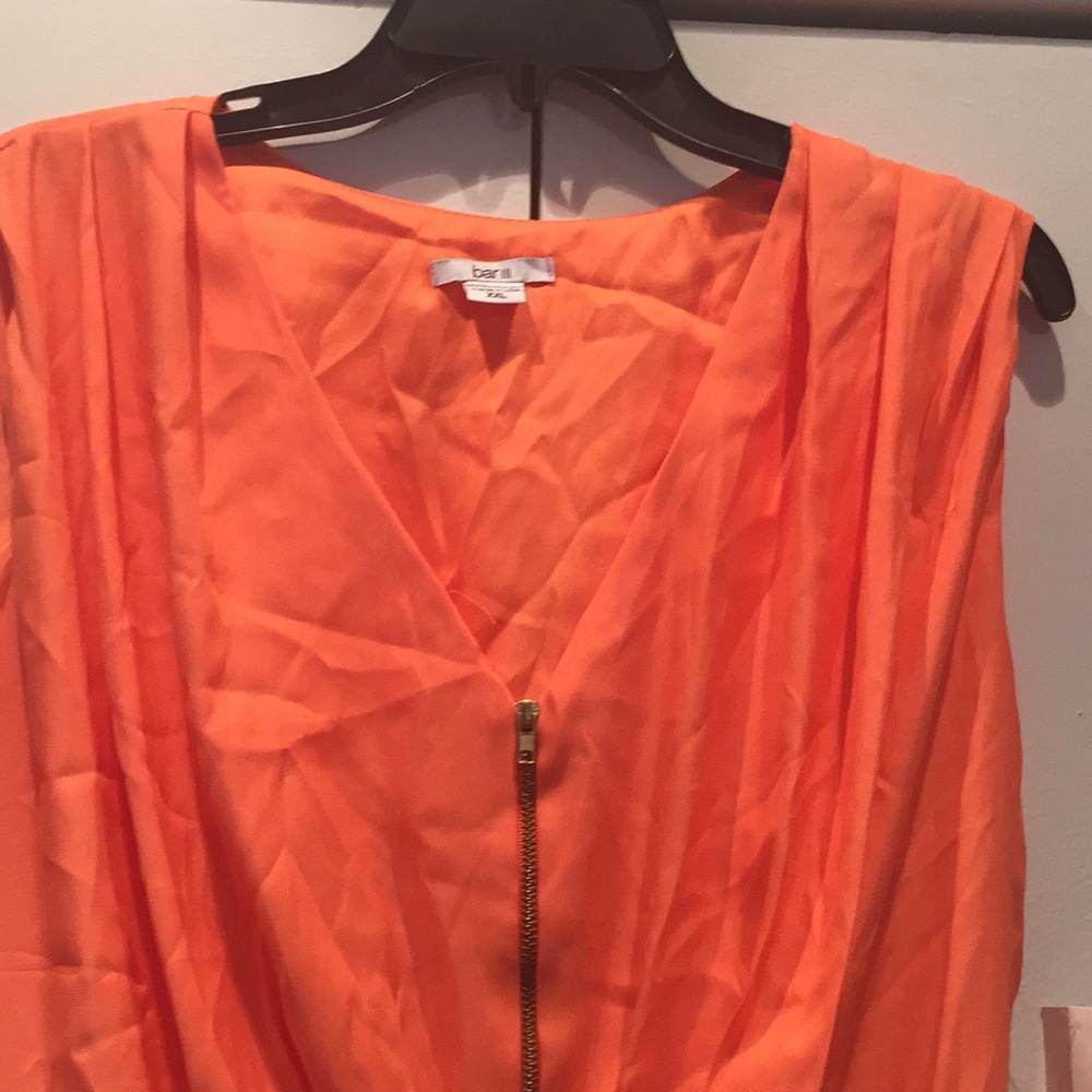 Bar III Tokyo coral rose dress size XXL - Picture 2 of 4